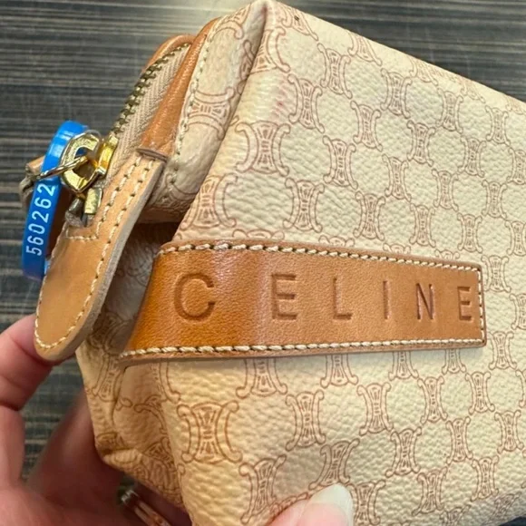 Celine Macadam Pouch Makeup Bag